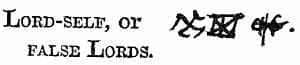 Lord-self, or false Lords